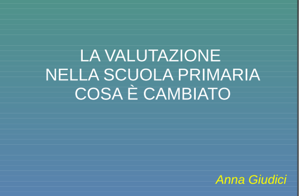 Link che porta alla pagina della valutazione