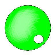 immagine di una perla verde