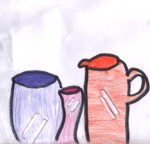 disegno di vasi