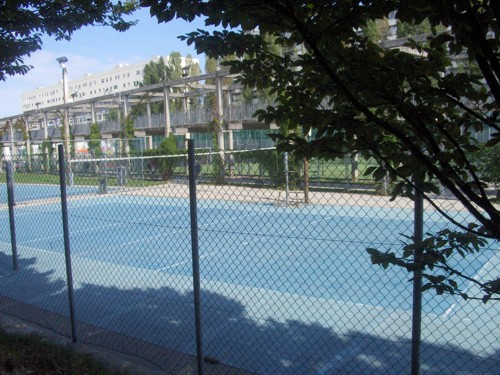 foto di un campo di volley